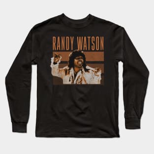 randy watson retro 80s Long Sleeve T-Shirt